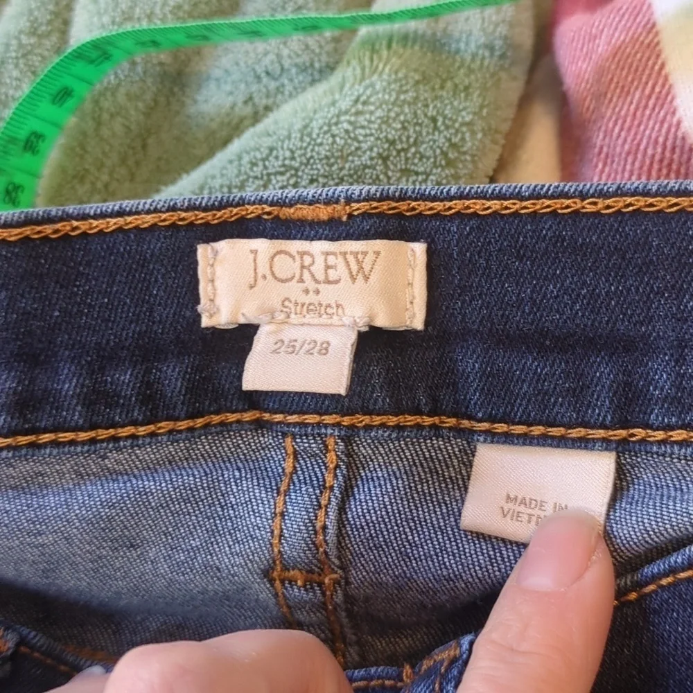 J Crew Dark Wash Mod Roae Skinny Jeans